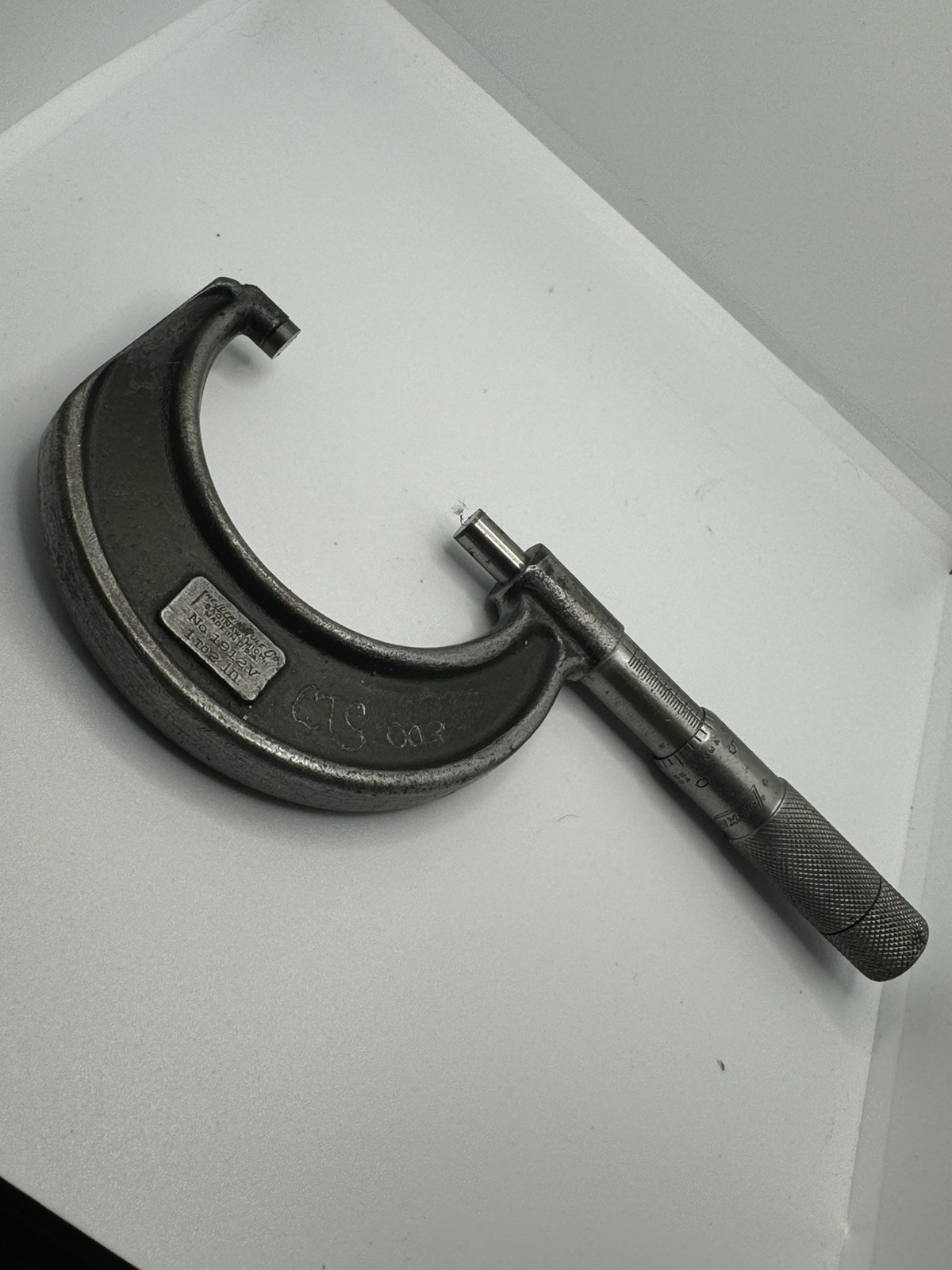 Lufkin Micrometer .0001” Carbide 0-3” Machinist Engineer Measuring Tool