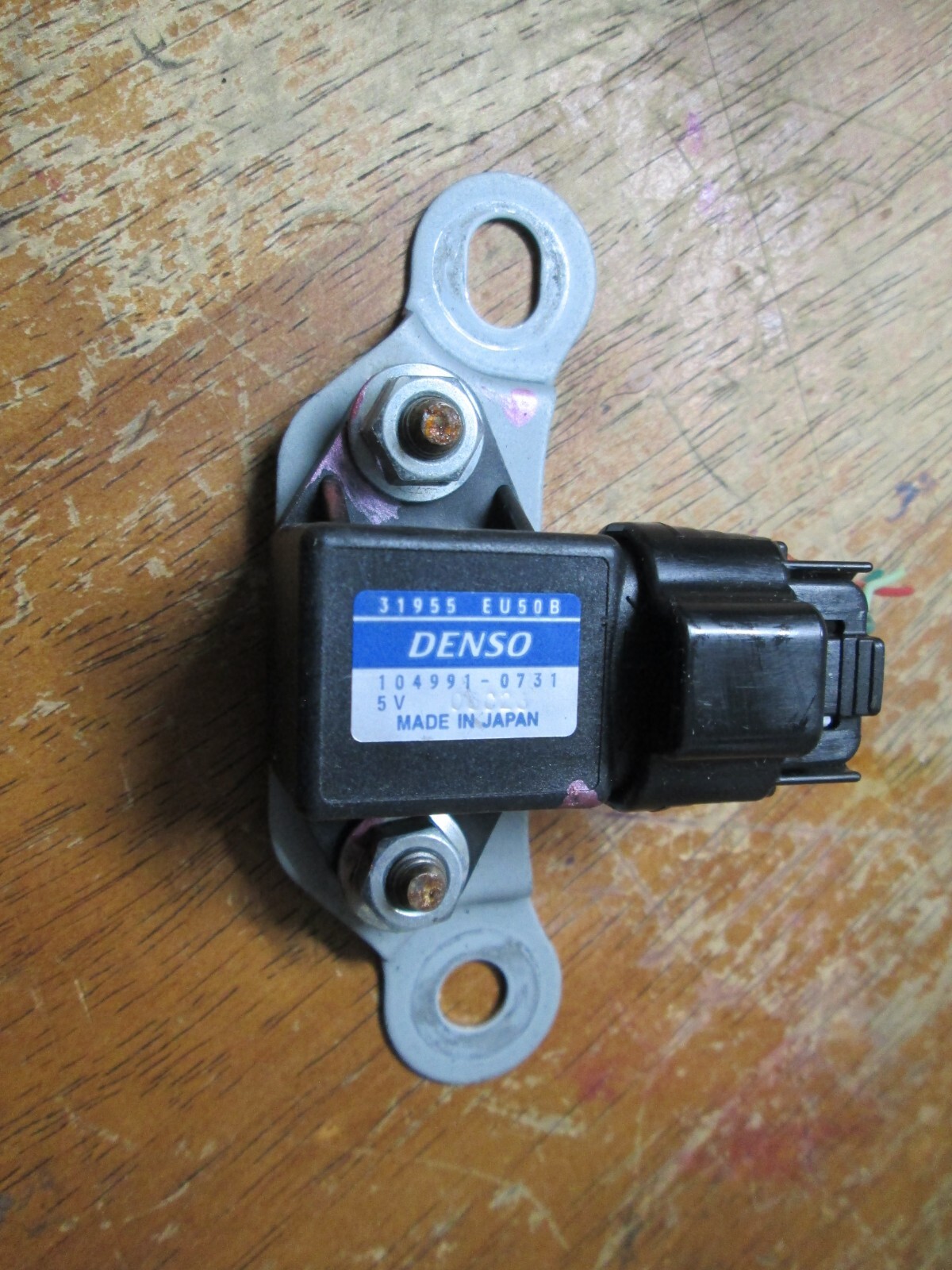 2019 NISSAN SENTRA FWD INCLINE ANGLE SENSOR MODULE W/ BRACKET OEM