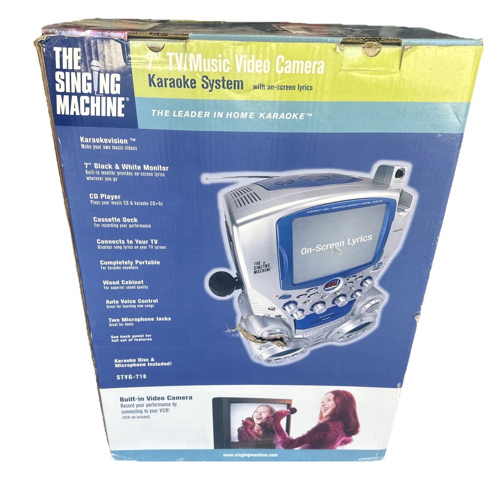 The Singing Machine STVG513 CD Karaoke System CD + Graphics Machine