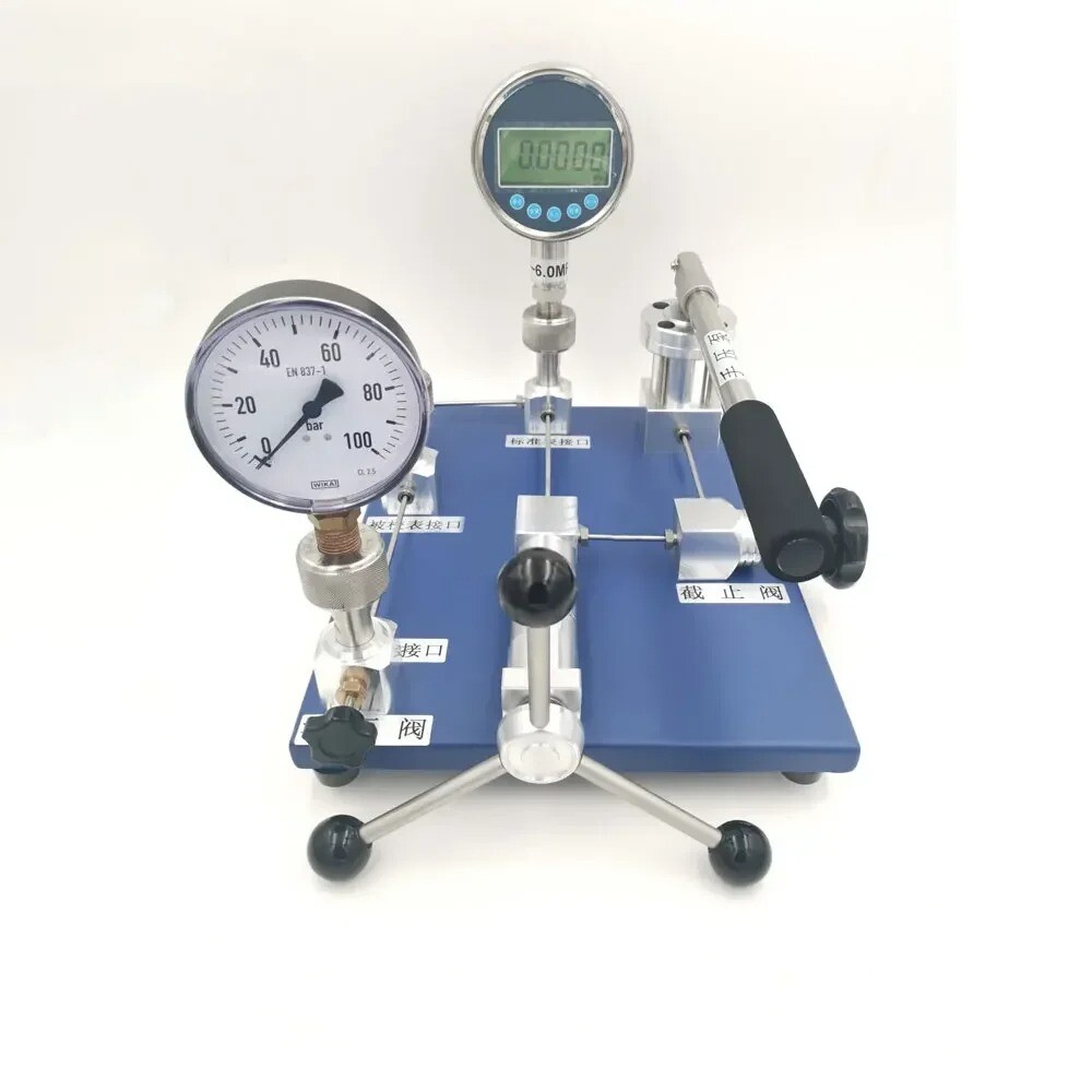 -0.1-6Mpa Air Pressure Calibration Table Pressure Gauge Calibration Device