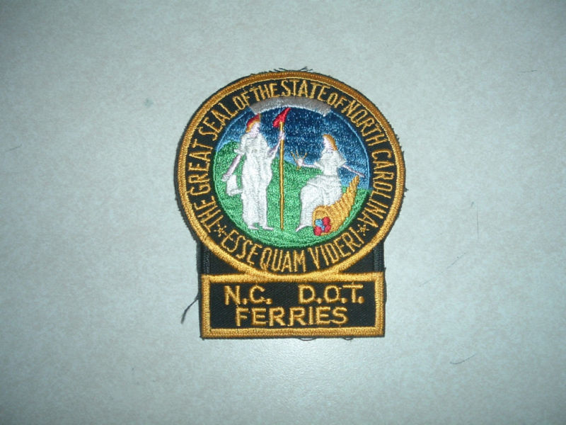 PATCH NORTH CAROLINA DEPARTMENT TRANSPORTATION FERRIES