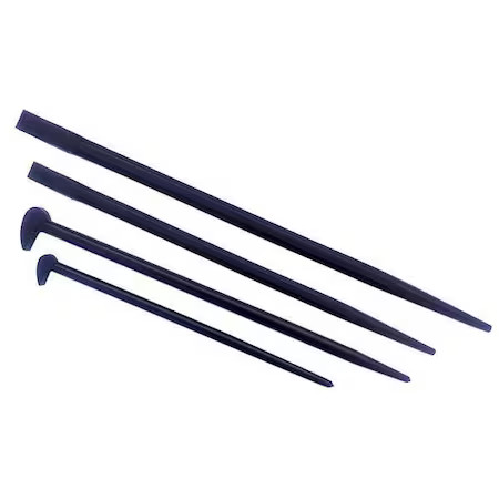Westward 31Ma33 Pry Bar, Curved, High Carbon Steel, 4 Pcs.