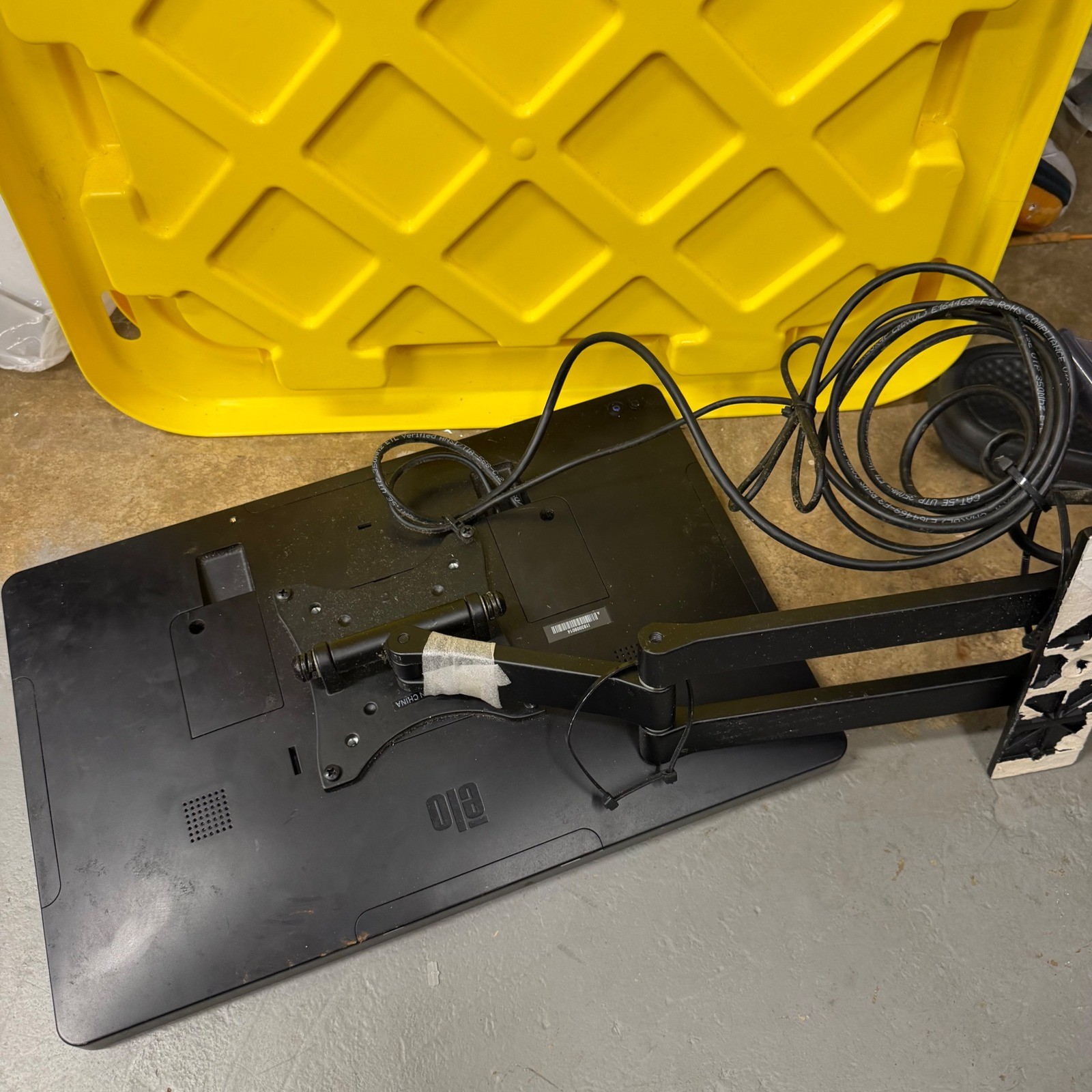 Toast Elo POS Terminal Touchscreen System with Mounting Arm and Netgear Switch