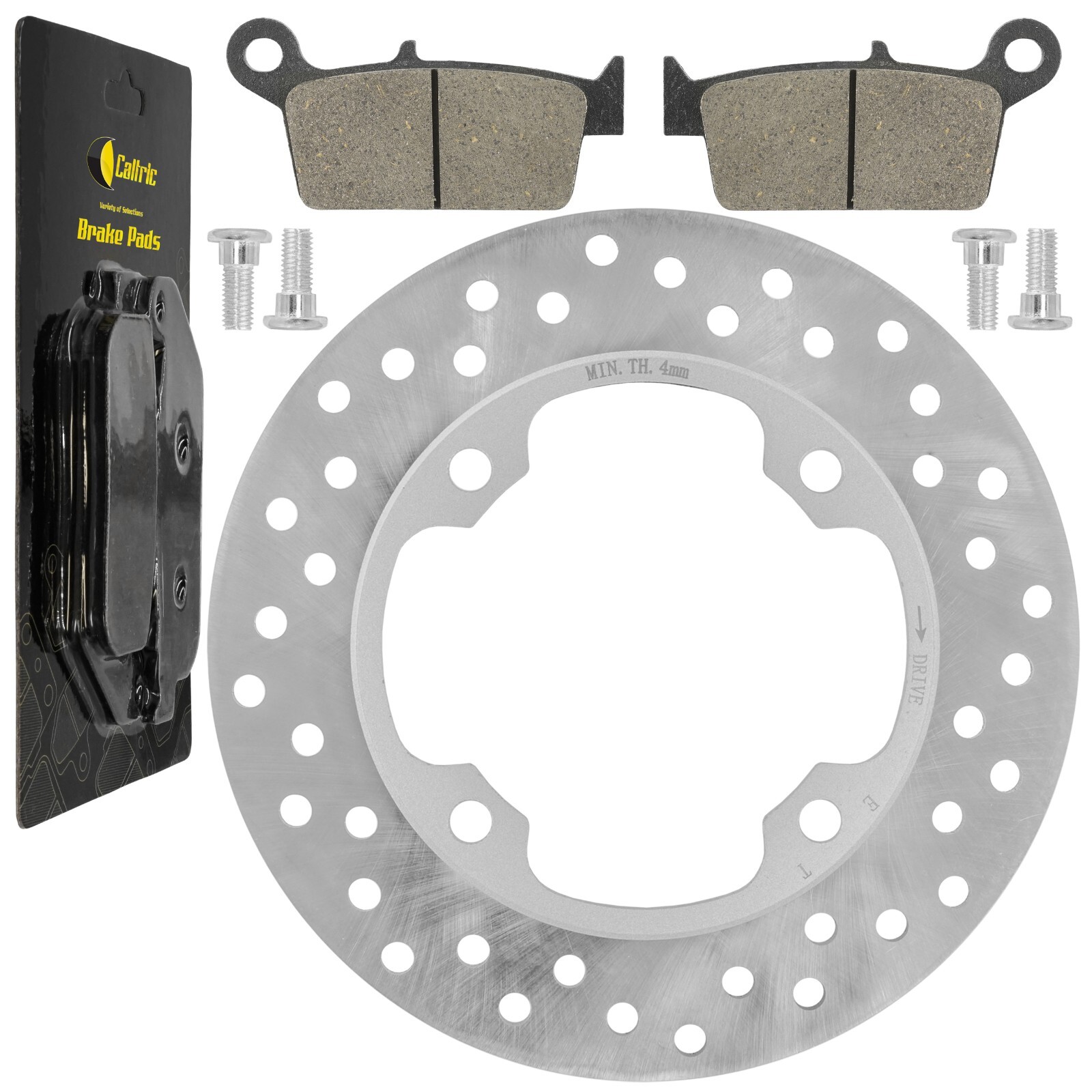 Rear Brake Disc Rotor W / Brake Pad and Disc Bolts Fits Honda XR650L 1993 - 2025