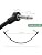 6-Pack 12 inch Flat Guitar Patch Cables Pedal Cable | Low Profile 1/4" TS Right