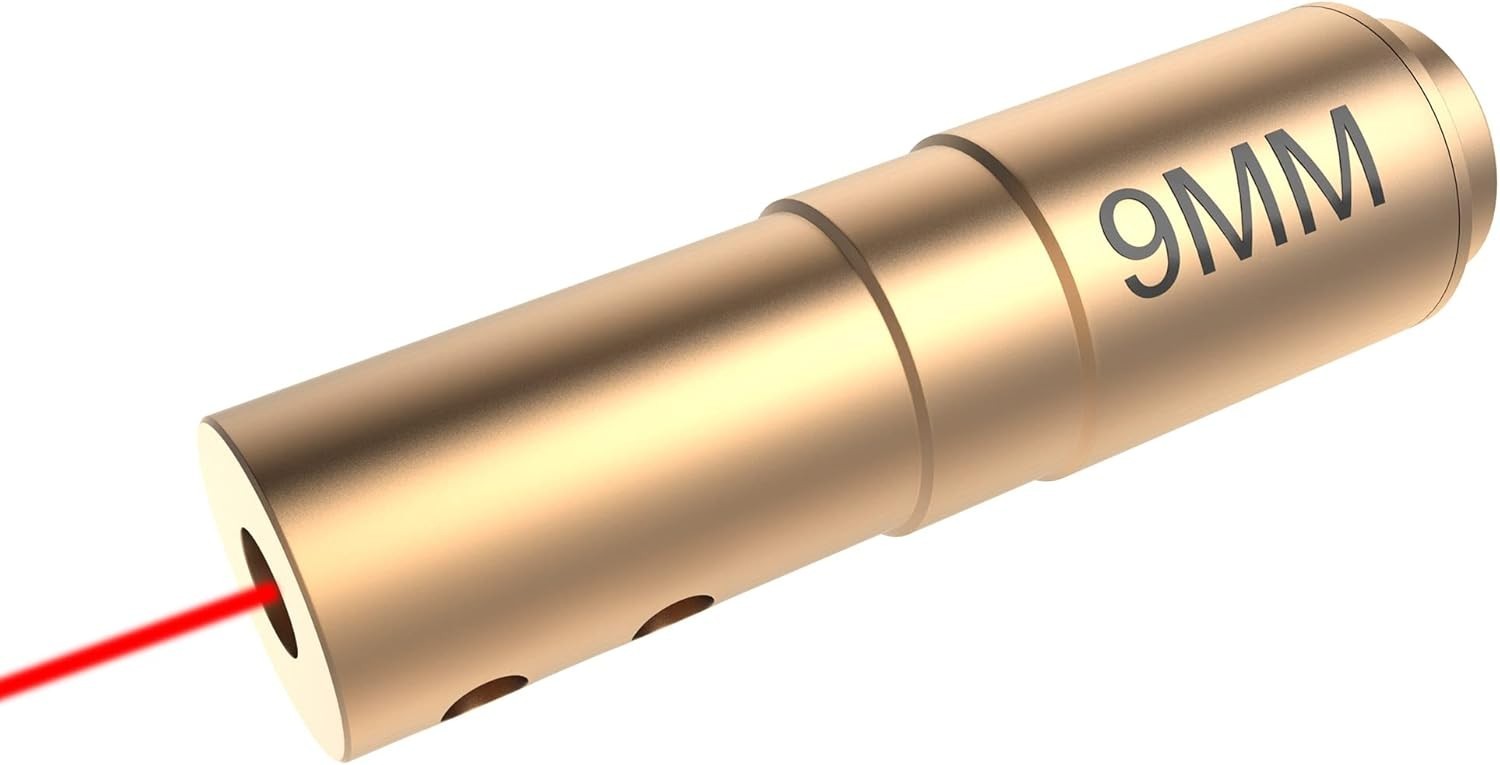 9MM Red Laser Bore Sight w/ 6 Batteries