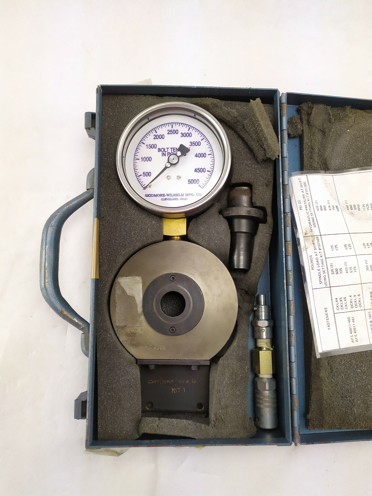 Skidmore-Wilhelm Model S Portable Bolt-Tension Calibrator