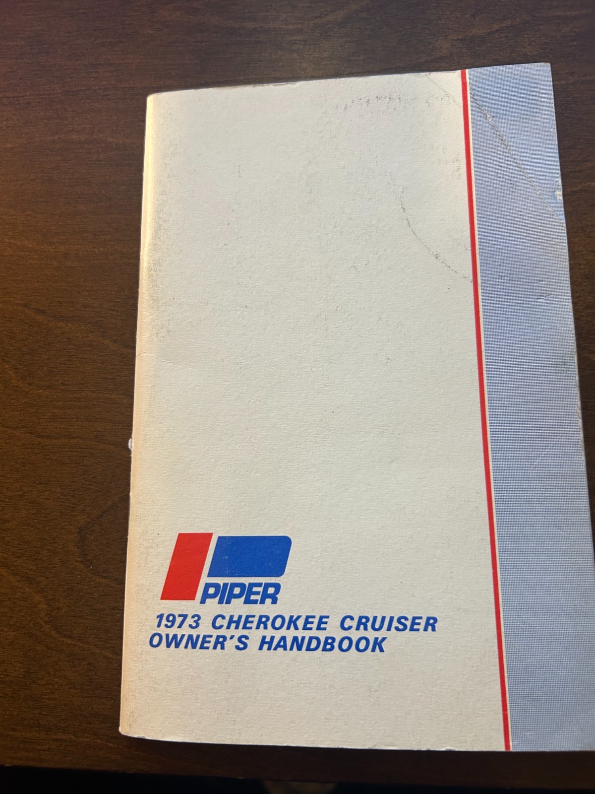 1973 Piper Cherokee Cruiser Owner's Handbook - Excellent Condition, pre-owned