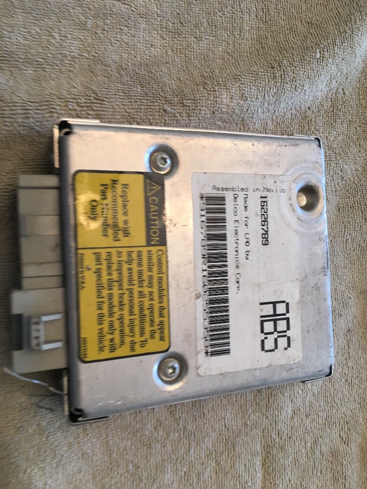 ANTI LOCK BRAKES ABS MODULE 16226789 FITS 96-99 CAVALIER CAV W77-151878