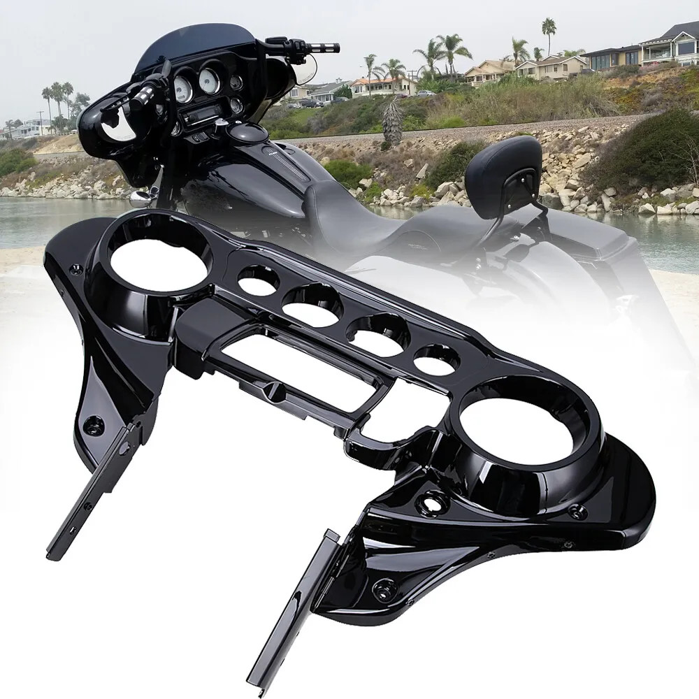 Vivid Black Batwing Inner Fairing Fit For Harley Electra Street Glide 14-later