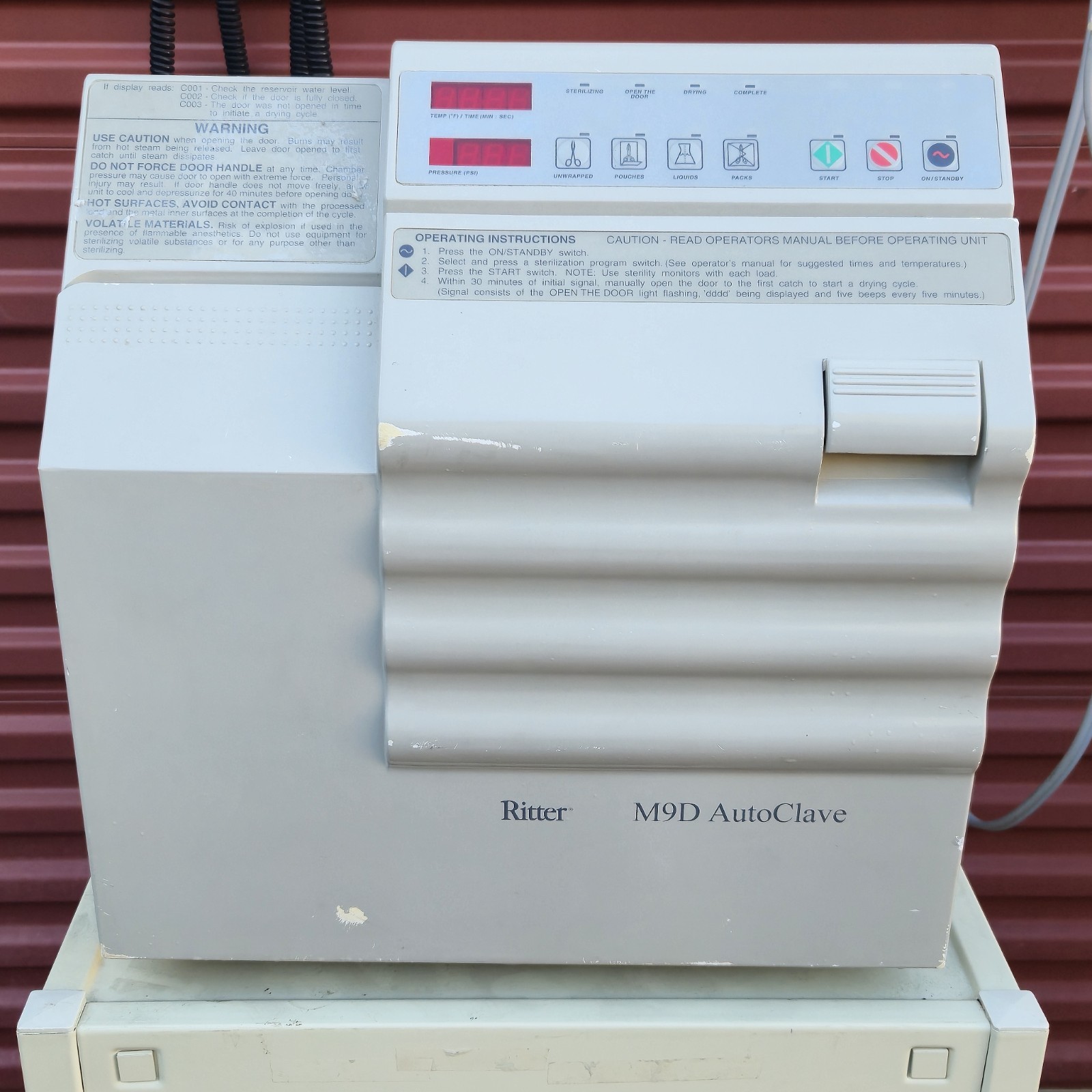 Autoclave for Sale Ritter M9D Ultraclave Original Style *Premier Used Medical*