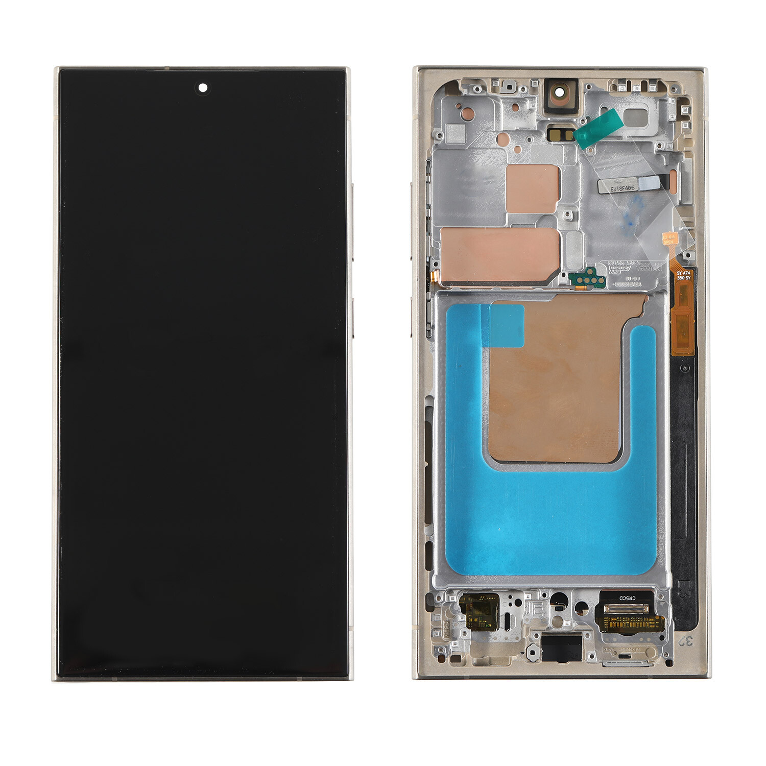 Samsung Galaxy S24 Ultra 5G S928B/E/U/W OLED Display Screen Frame Assembly Black