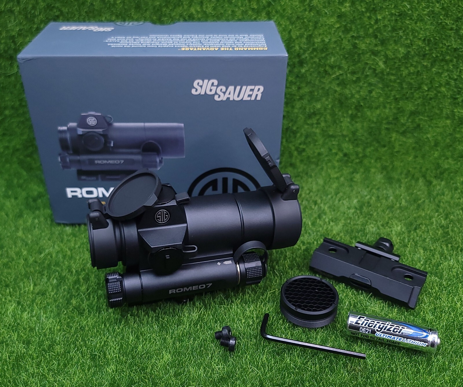 Sig Sauer ROMEO7 1x30mm Red Dot Sight w/ 3 MOA Dot Reticle - SOR71001