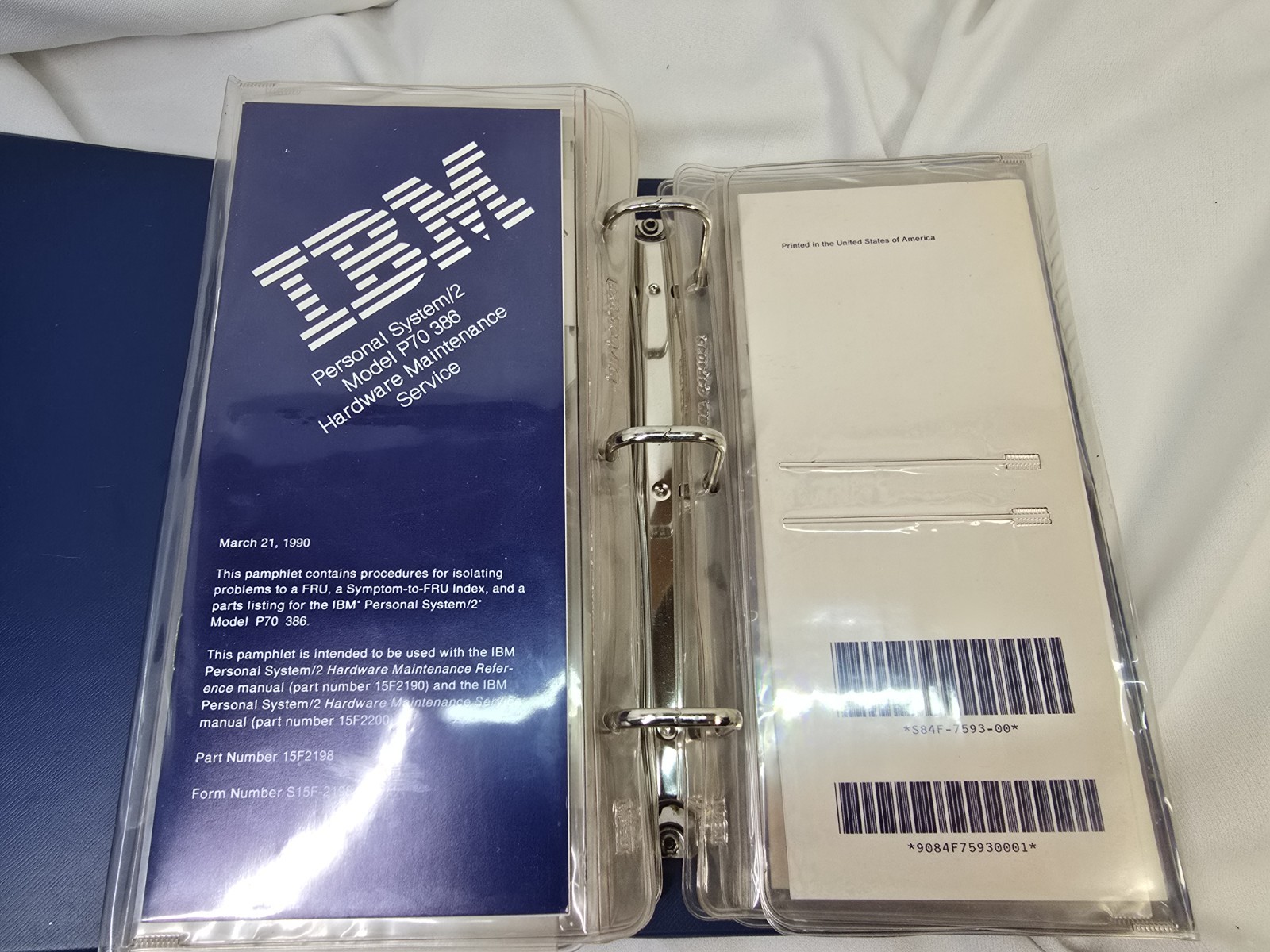 Vintage IBM PS/2 Hardware Maintenance Service Technical Reference Kit 12 Disks