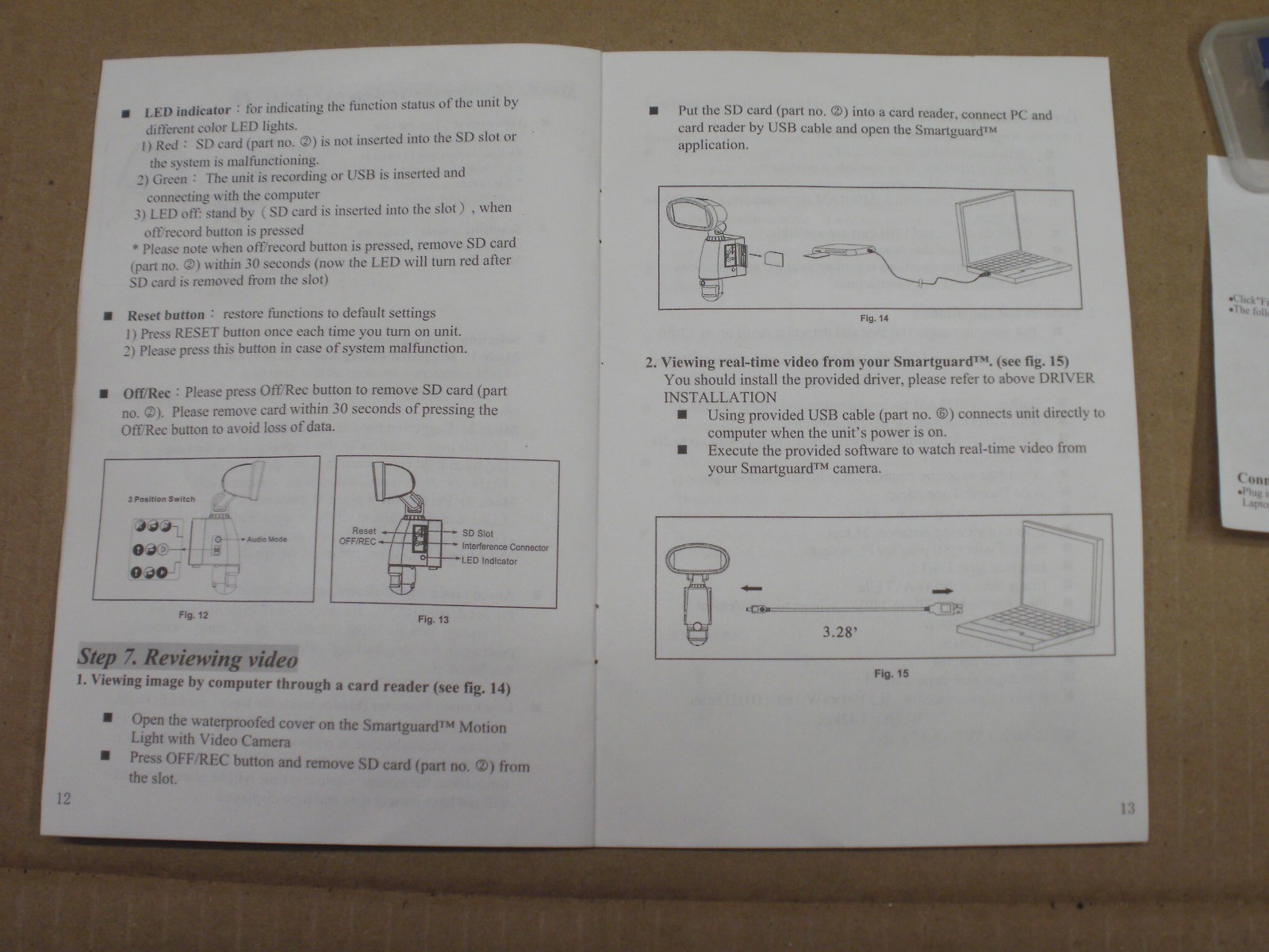 Gemini Consumer Tech. Smartguard Motion Activated Light / Video Recorder