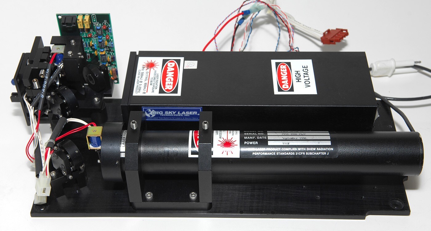 ErYAG, Big Sky Laser,  2.9 um, Class IIIb, 800 mJ @ 10 Hz, 500 mJ @ 5-20 Hz