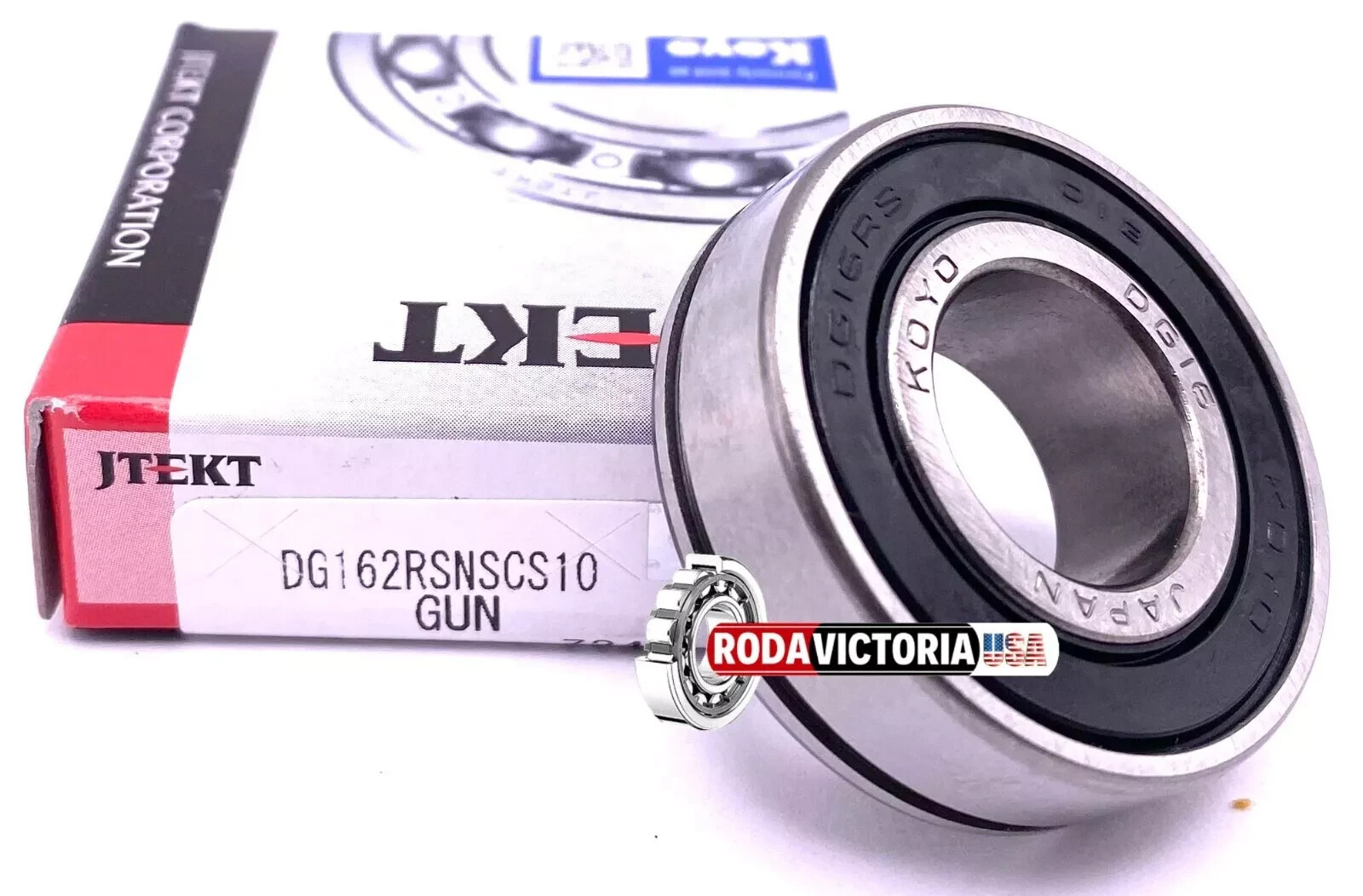 KOYO Japan DG16 6202-10 2 2RS Ball Bearing Sealed Special Bore  15.875 x35x11 mm