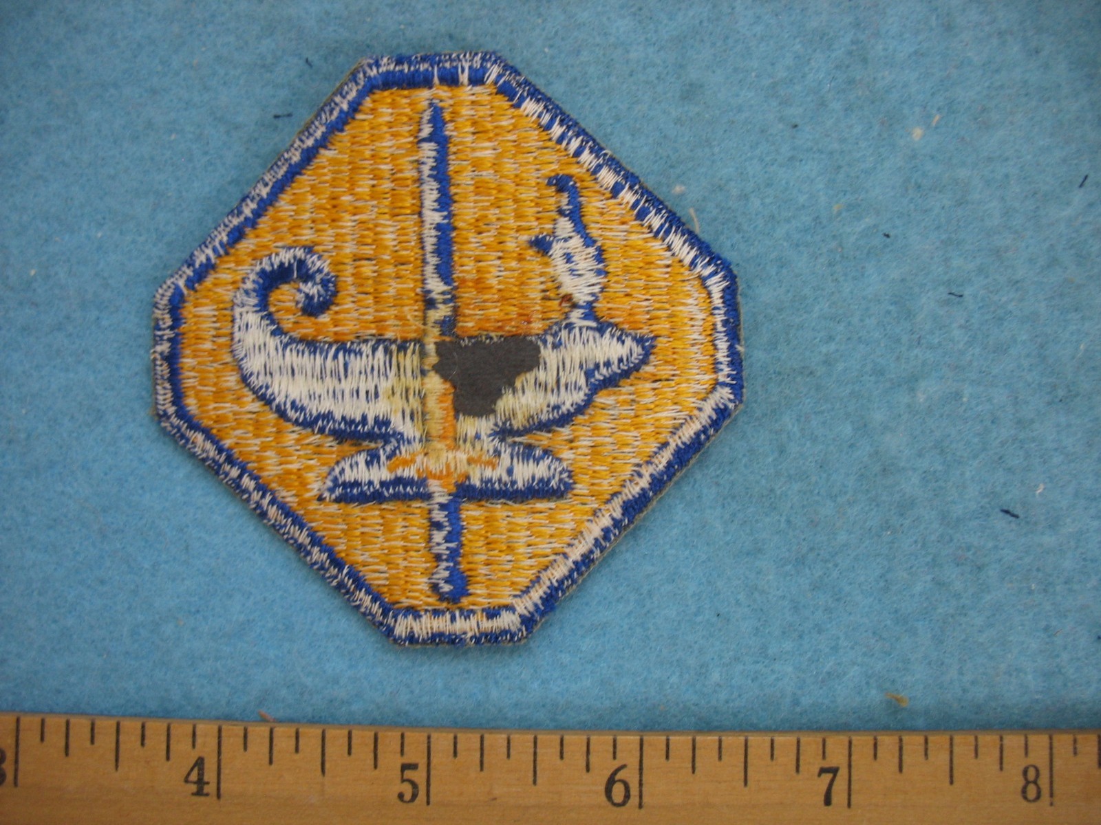 Original unused WWII US Army Specialized Training Program whiteback patch