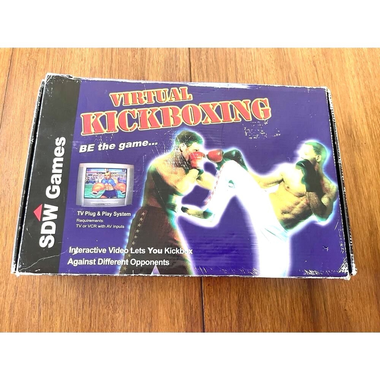 Vintage SDW Virtual Kickboxing Karate Fighting Boxing Plug & Play Video Game