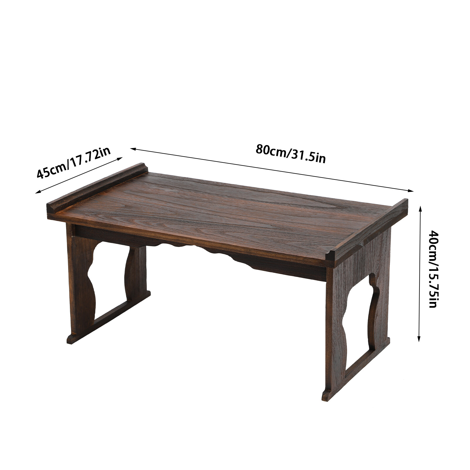 Japanese Style Bedside Laptop Desk Foldable Coffee Tea Table Sofa Side End Table