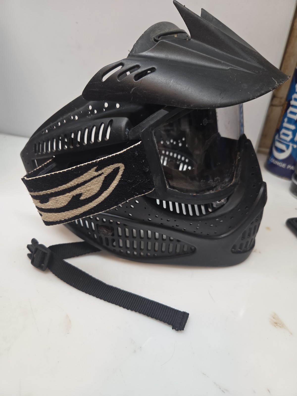 Used Paintball Mask w/ Goggles