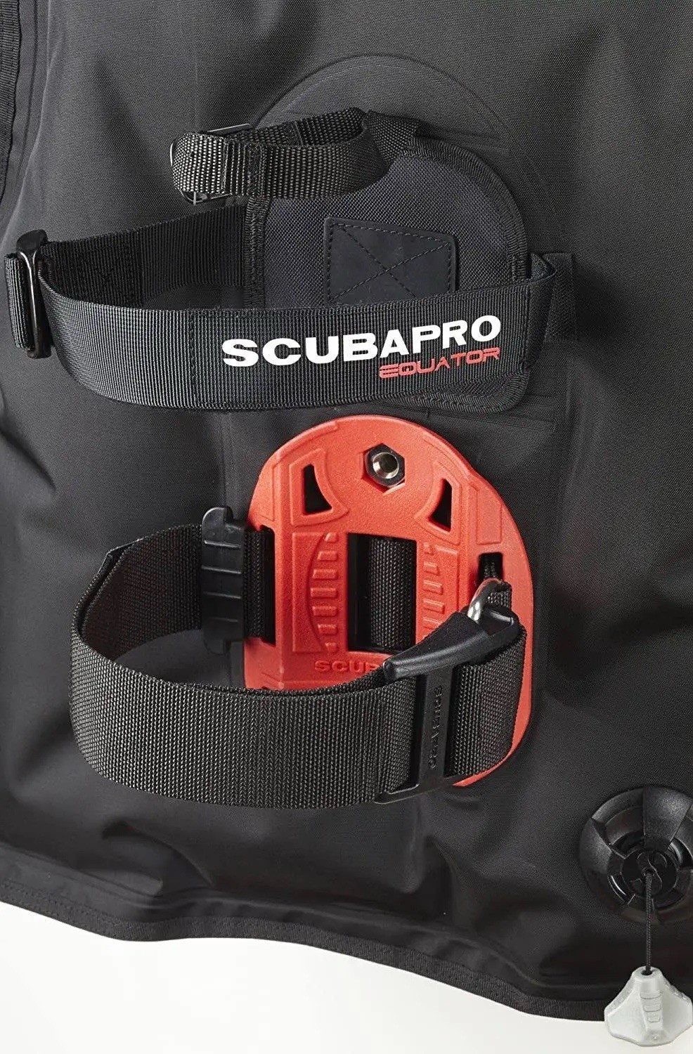 Scubapro Equator BCD, Small, Buoyancy Compensator W/ BPI Inflator- Black/Red