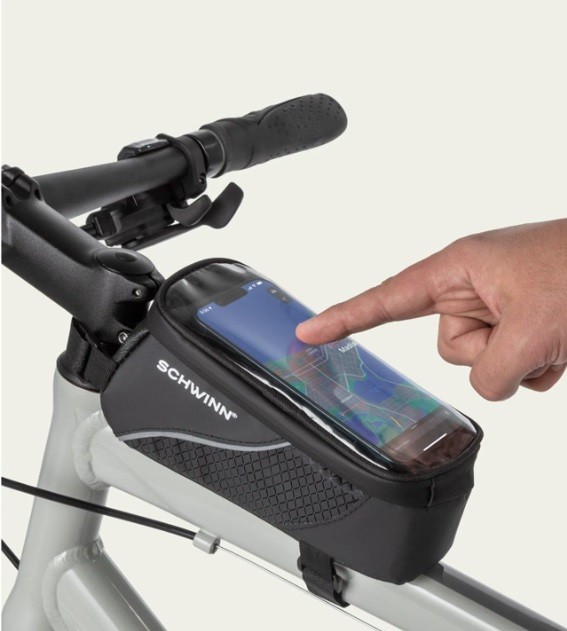 sh1 Schwinn Bike Bag, Pannier and Storage, Easy to Attach, Hold Cell Phones