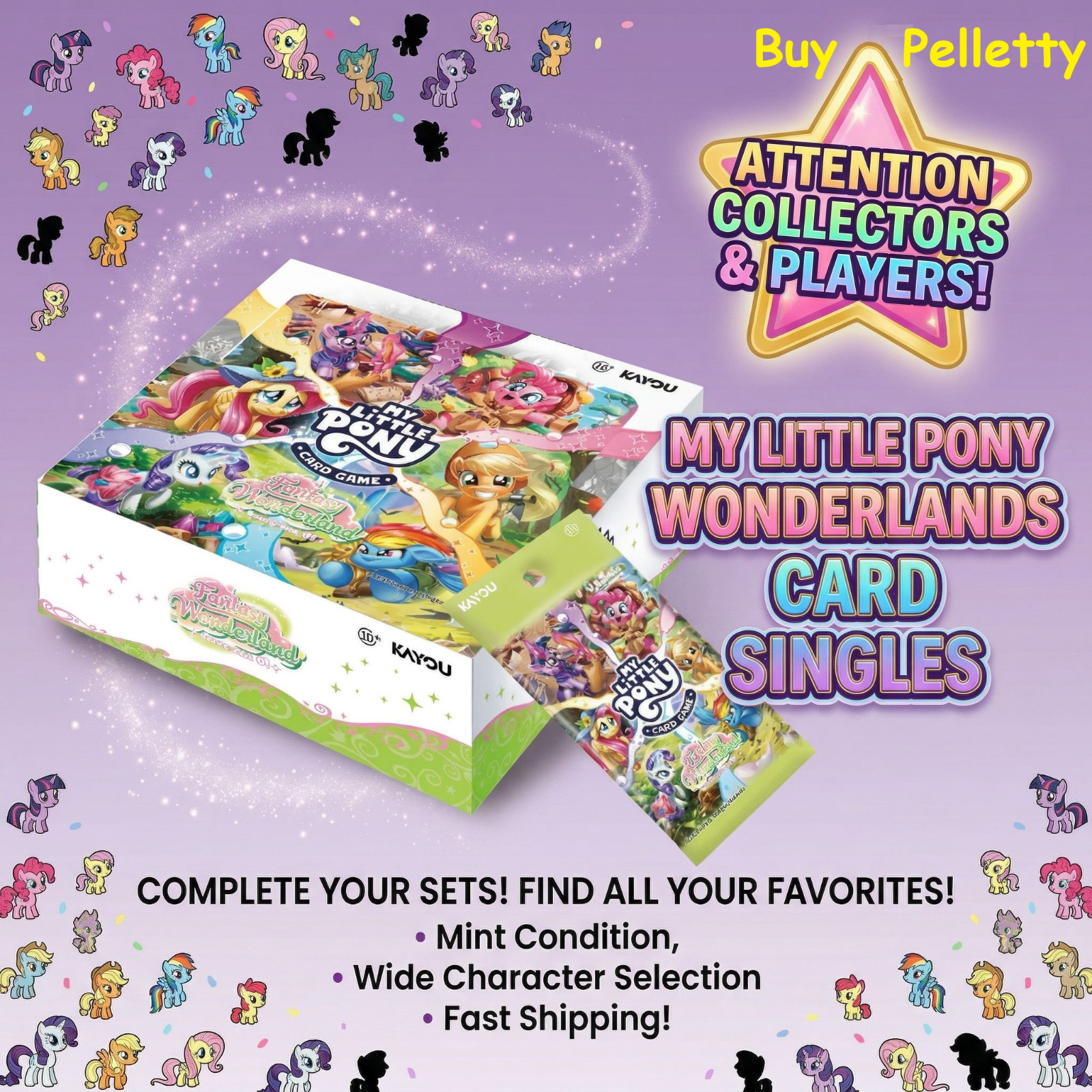 My Little Pony Card Game - BP01 Fantasy Wonderland SINGLES Shop - MLP English NM