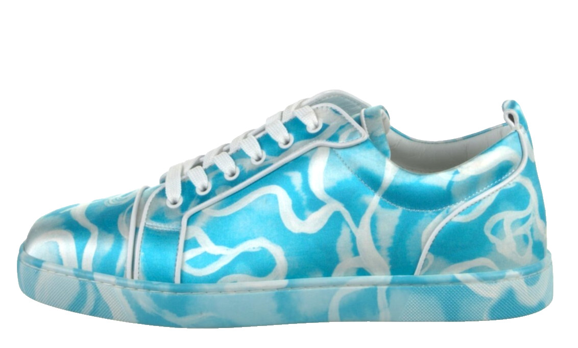 $895 CHRISTIAN LOUBOUTIN Swirl Low-Top Sneakers (43 EU; 10 US) ITALY NEW