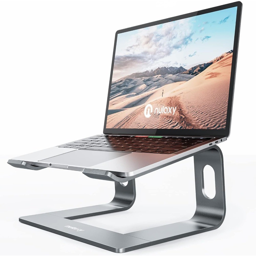 Ergonomic Aluminum Laptop Stand Detachable Portable Computer Riser Holder with