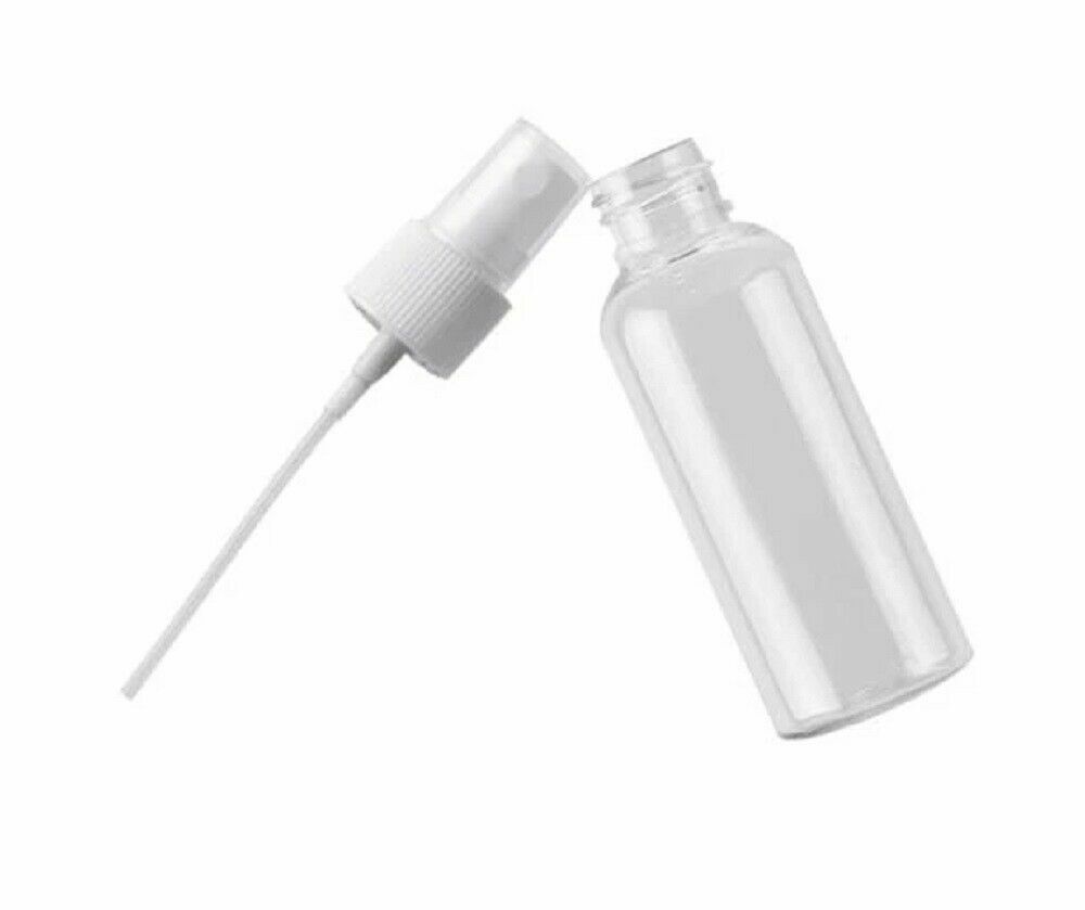 5 PCS 100mL Spray Bottle Plastic Travel Small Container Transparent Makeup Empty