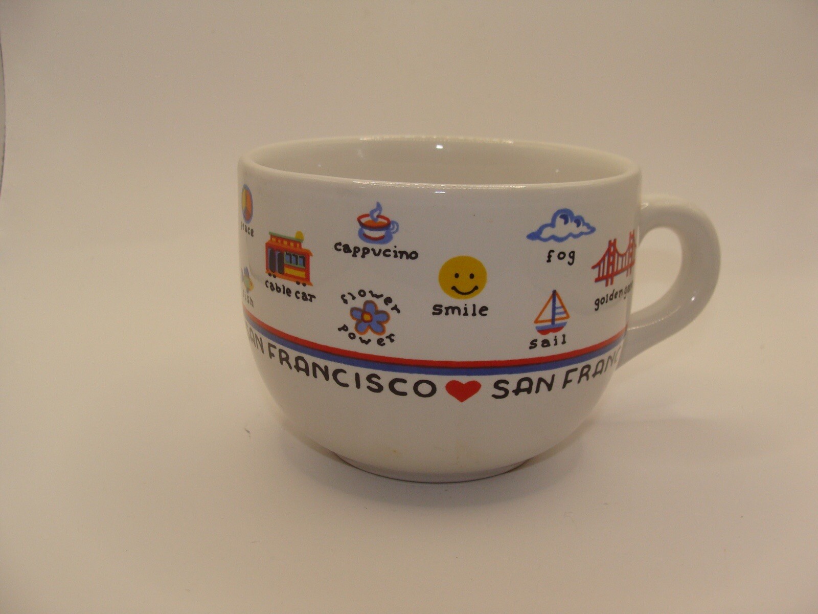 San Francisco Coffee Mug ~ Has All The Sites~Excellent Condition ~ 3.5” ~