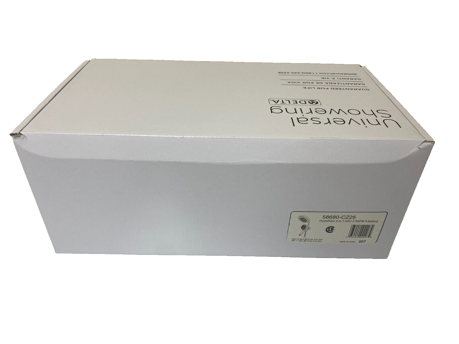 Delta 58680-CZ Universal Showering Round 1.75 GPM Multi Function