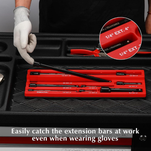 Magnetic Socket Extension Organizer Socket Extension Bar Holder 1/4",3/8",1/2“