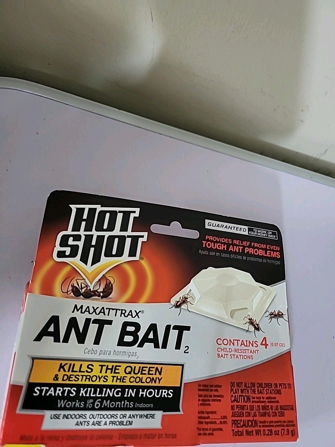 4ct Hot Shot MAXATTRAX Ant Bait trap