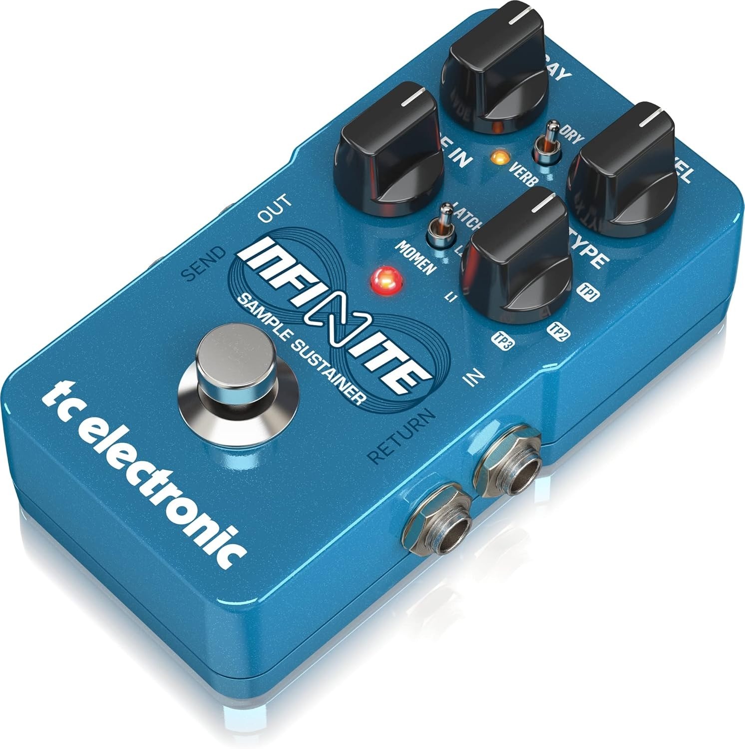 TC Electronic Guitar Delay Effects Pedal Blue (Infinite Sample Sustainer)