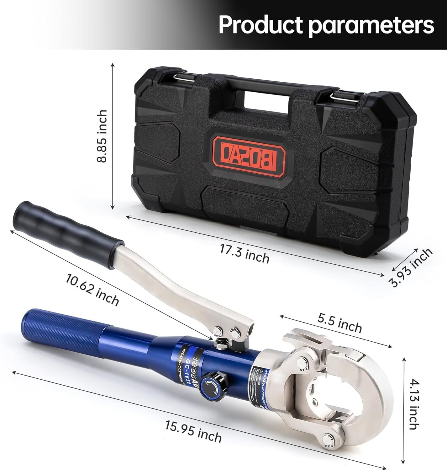 Copper Pipe Crimper Tool Set with Jaw Press Pliers