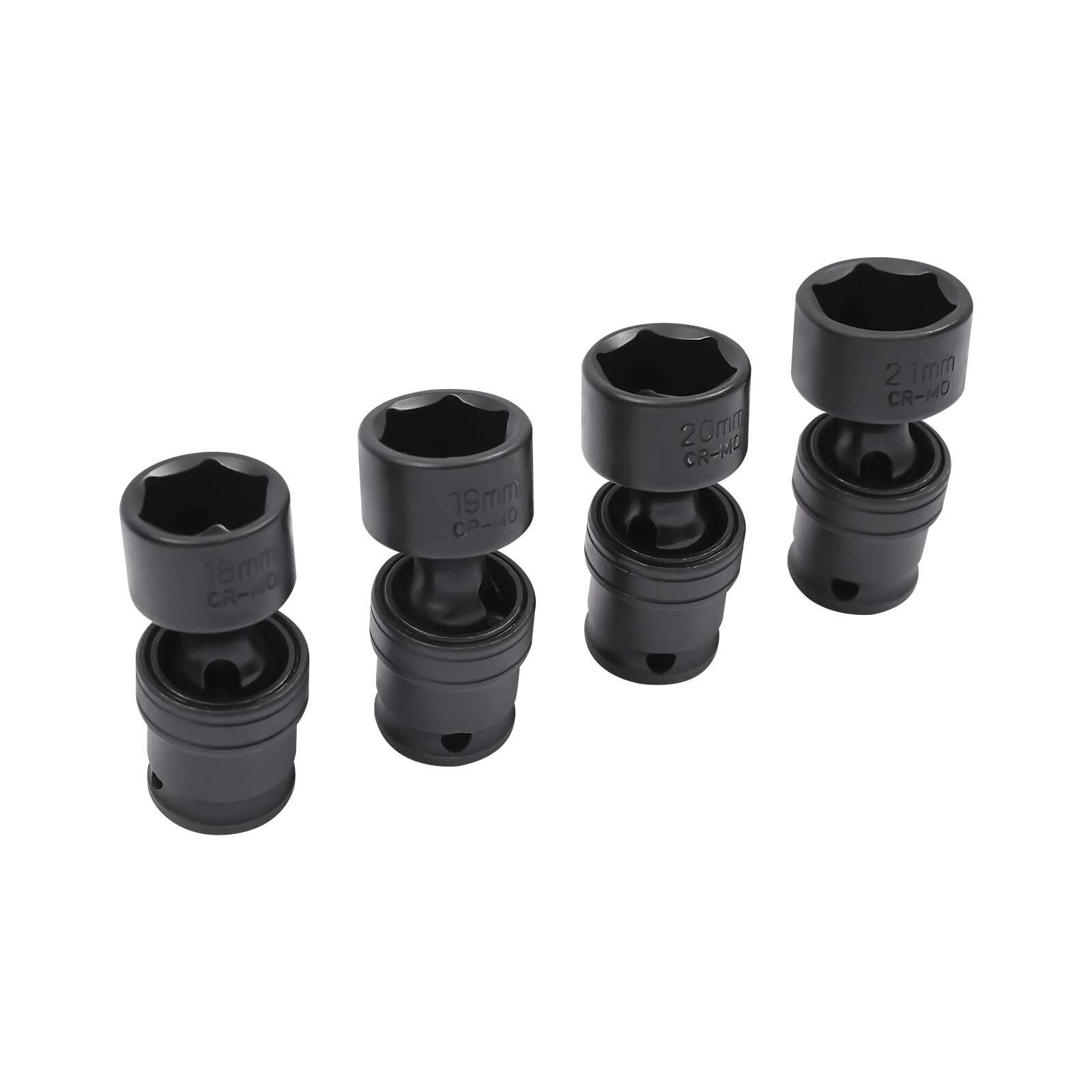 Universal Joint Socket Set, 15-Piece 3/8" Socket Set, Swivel Socket Set