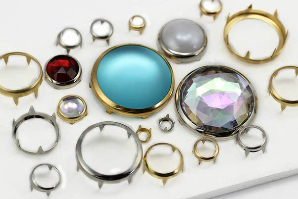 14X10MM Oval Rim Settings 36 Pieces Silver