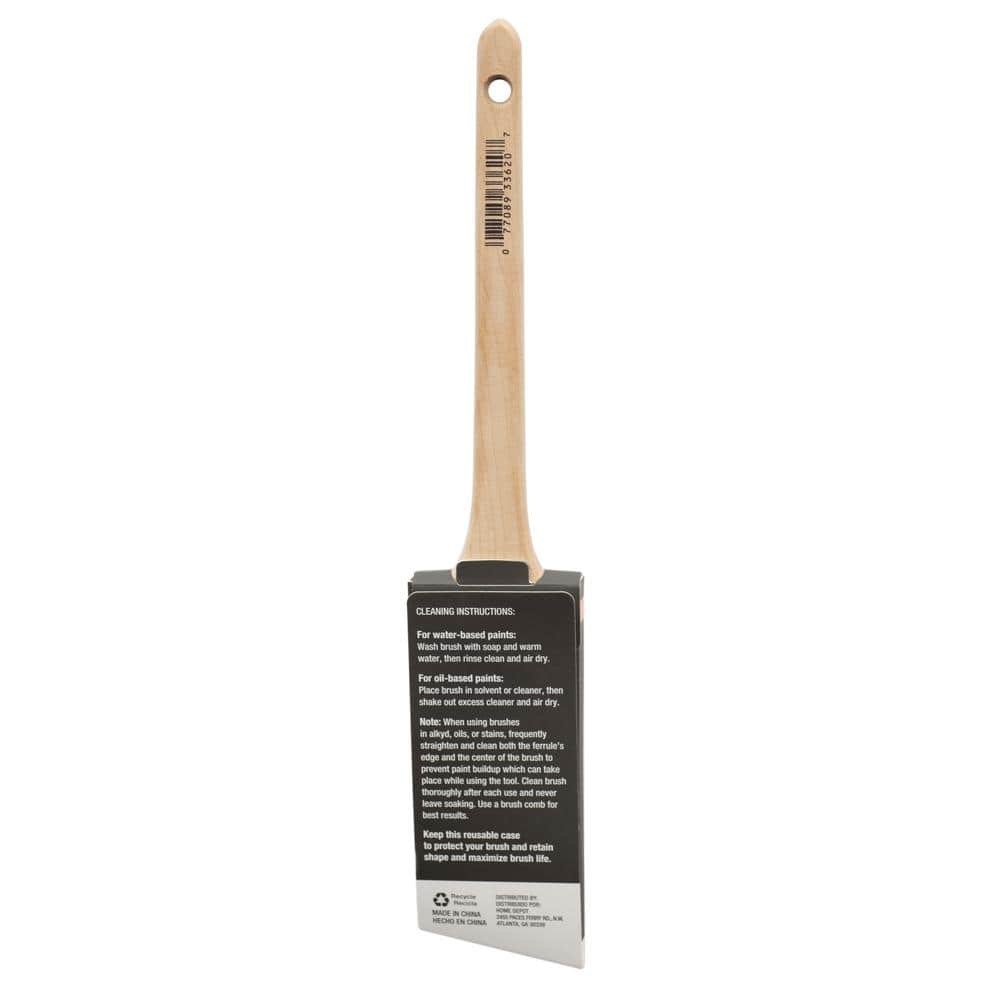 Premium 2 In. Polyester Trylon Thin Angled Sash Paint Brush