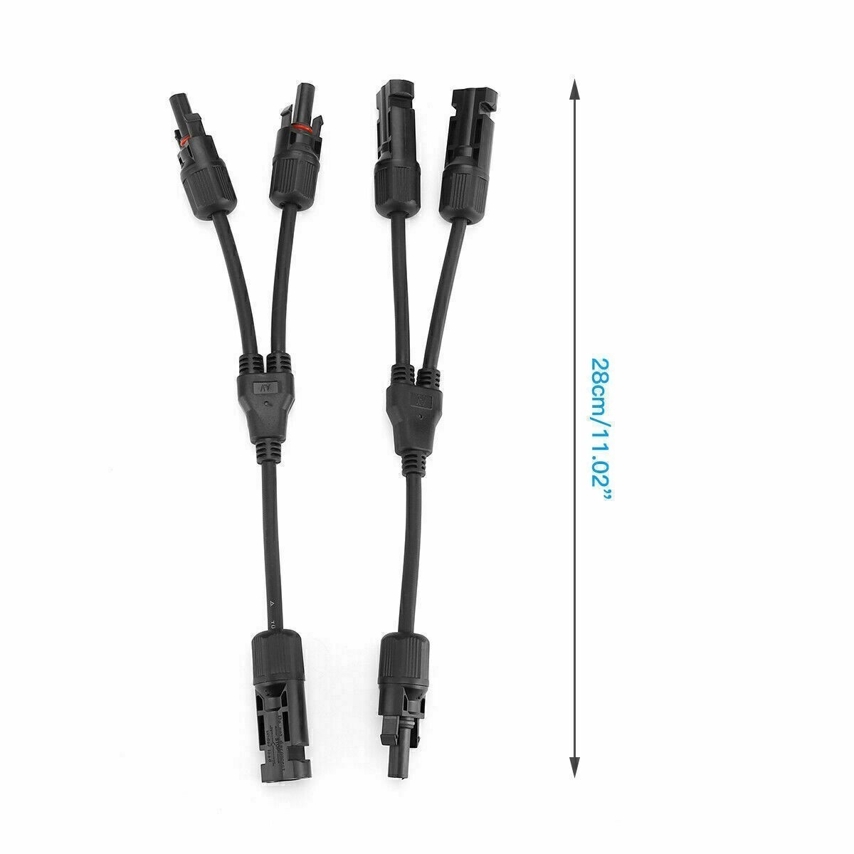 Y Branch Solar Panel Cable Connector T Splitter MMF FFM Waterproof Wire Adapter
