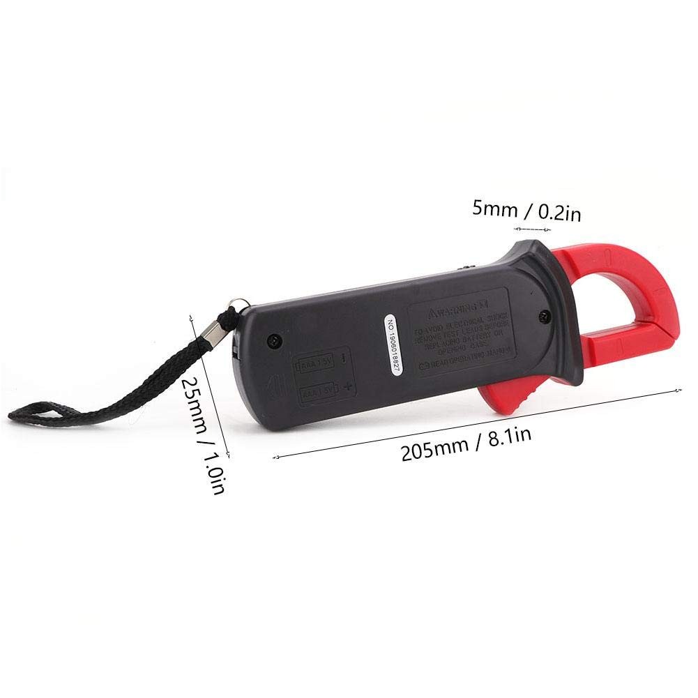 Oumefar Automatic Digital Clamp Meter Current Multimeter DC AC Blue,Red