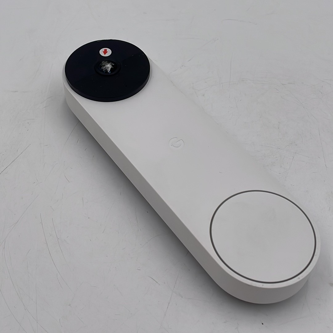 Google Nest Doorbell (Battery) Wireless Doorbell Video Camera Snow - AS IS