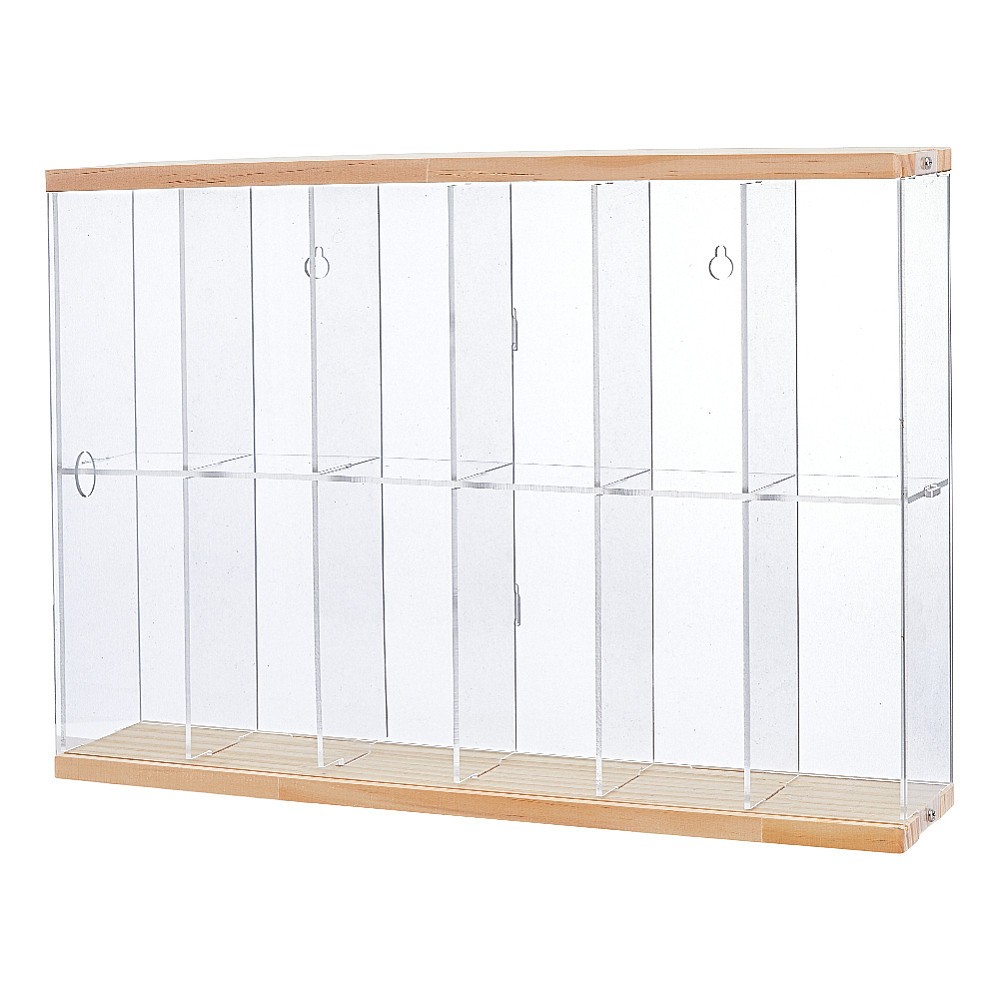 1set Clear Minifigures Display Case Acrylic Display Case with Black Base 2 Tier