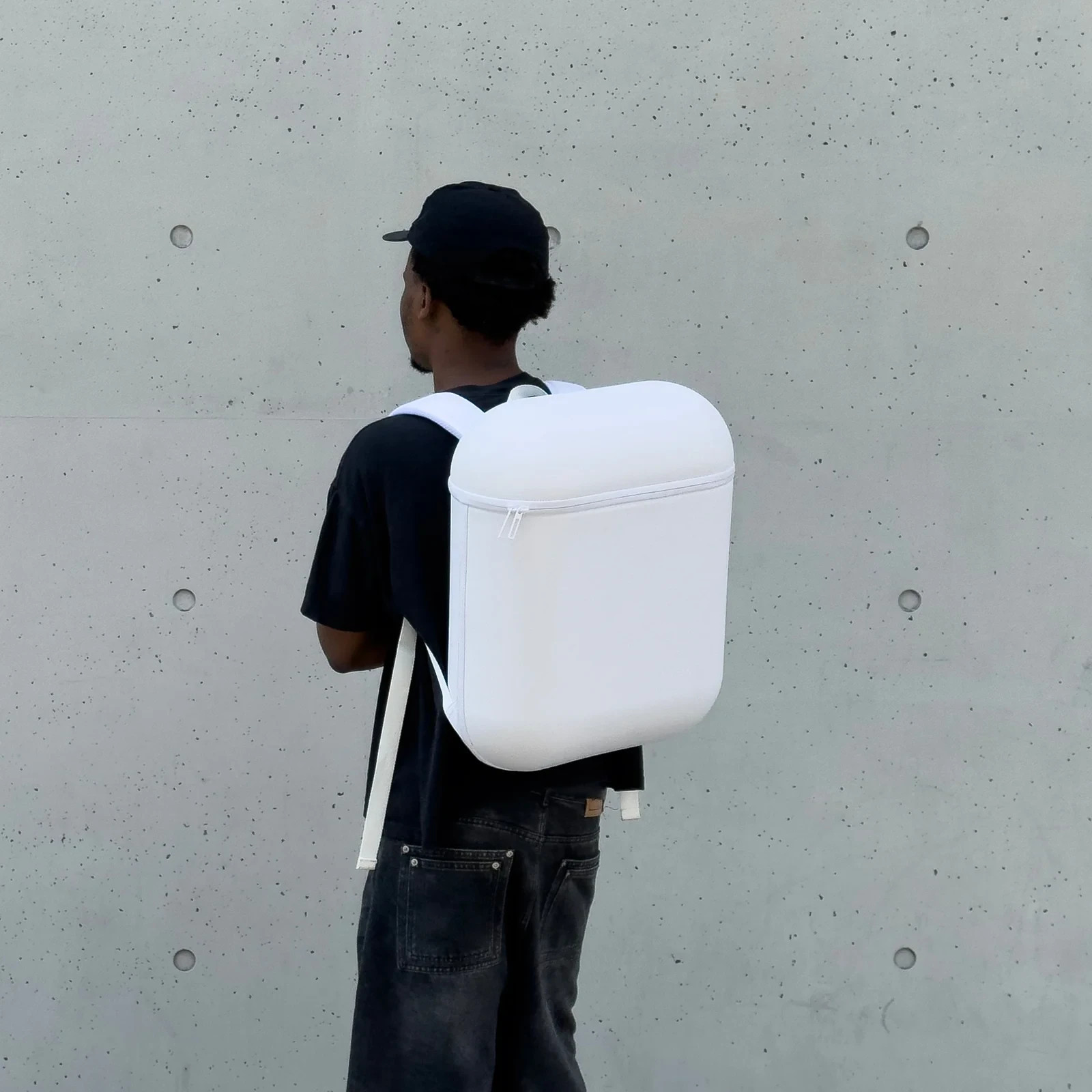 BRAVEST STUDIOS - AIRPACK “AIRPOD” BACKPACK | WHITE | FAST SHIP