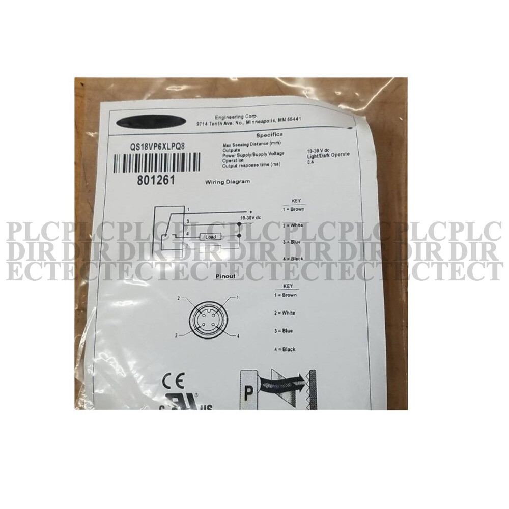 New BANNER QS18VP6XLPQ8 Photoelectric Sensor Switch