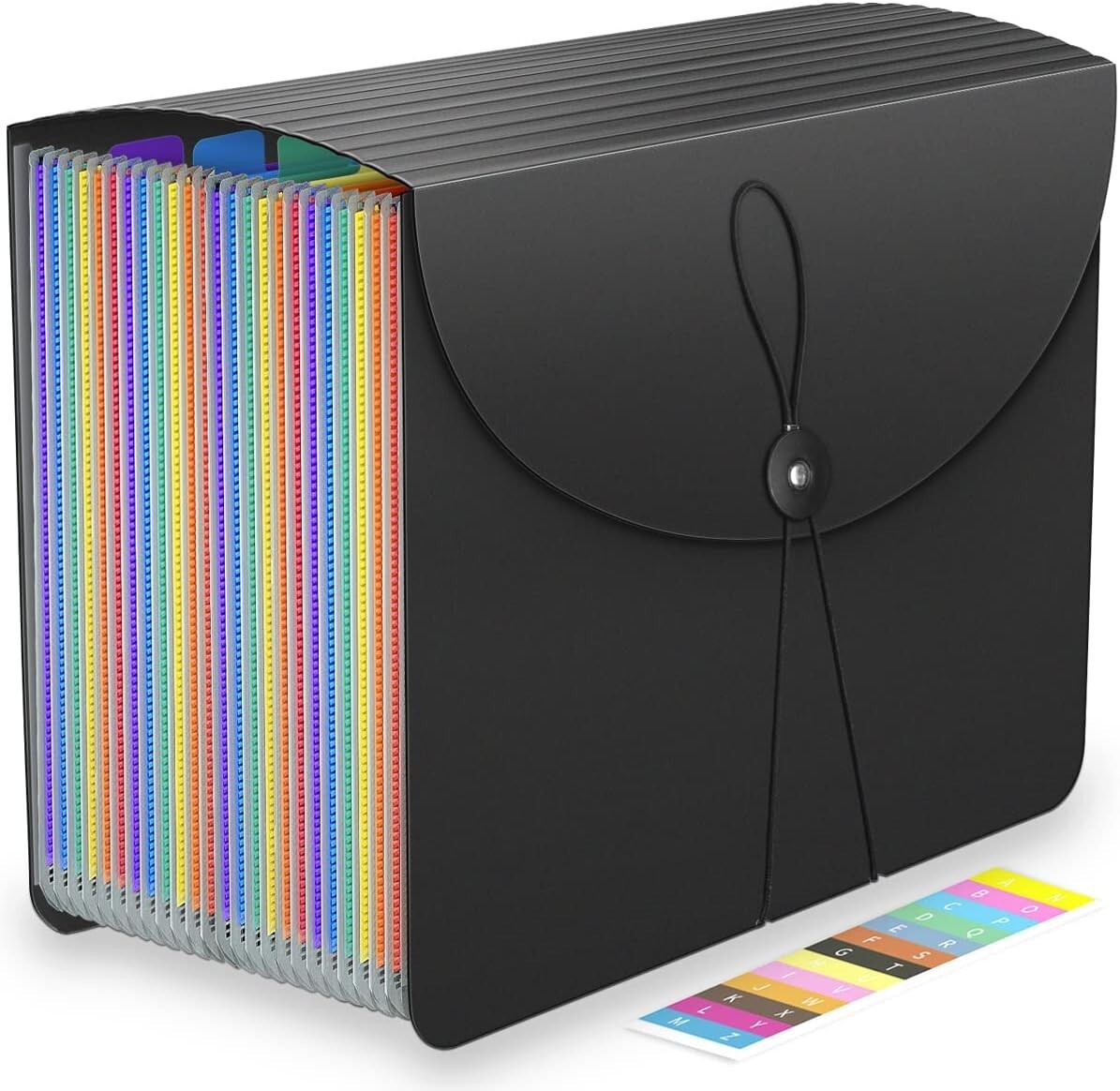 7 or 24 Pockets Expanding File Folders Accordian File Organizer Storage Box