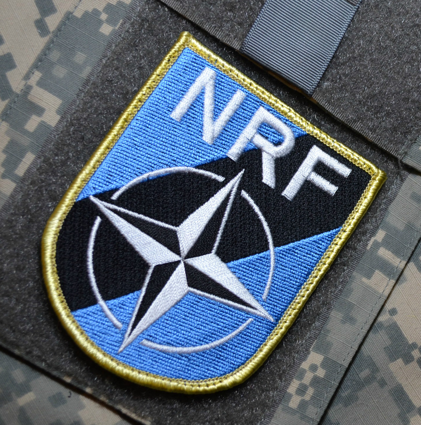 NATO RESPONSE FORCE NRF E. EUROPE DEPLOYMENT bordering UKRAINE vêlkrö OD PATCH