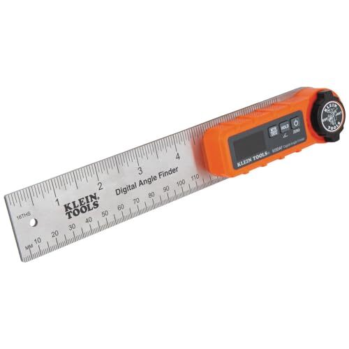 Klein Tools 3 in 1 Digital Angle Finder Precision Miter Saw Protractor LED Di...
