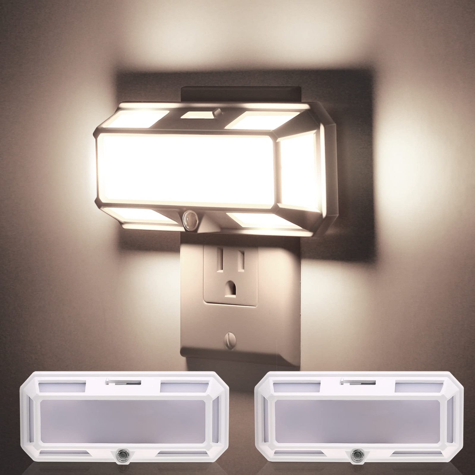 Super Bright Night Light, Night Lights Plug into Wall [2 Pack], 0-250LM LED N...